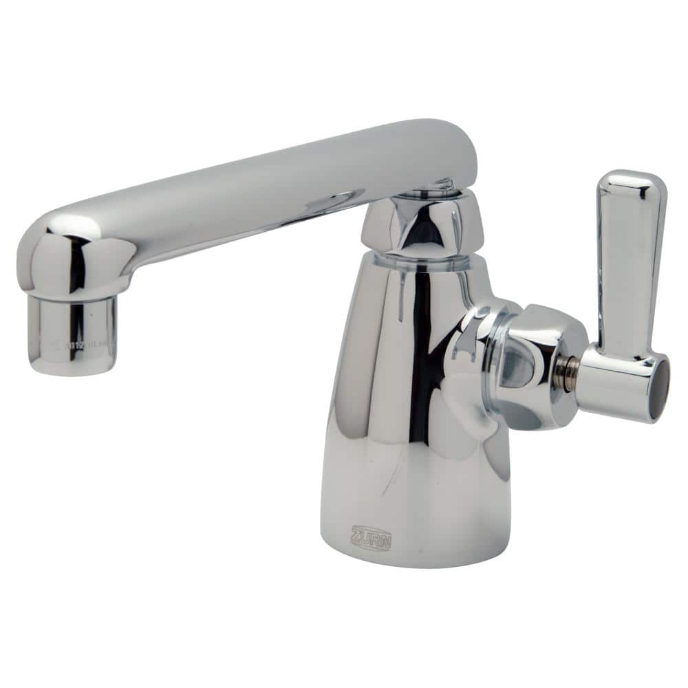 Zurn AquaSpec Single Lab Faucet with Cast Iron Spout and Lever Handle in Chrome