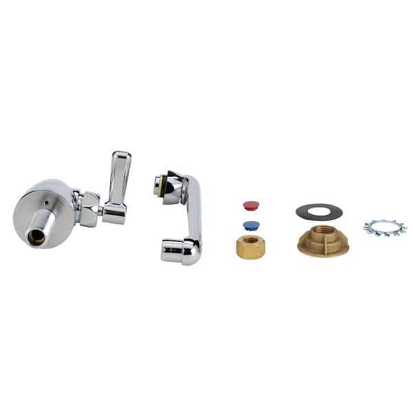 Zurn AquaSpec Single Lab Faucet with Cast Iron Spout and Lever Handle in Chrome