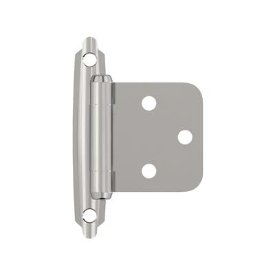 Amerock Oil-Rubbed Bronze Variable Overlay Self-Closing Face Mount Hinge, 2-Pack