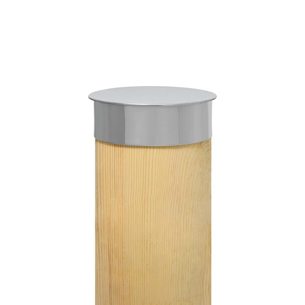 Protectyte 6 1/2 in. Diameter Stainless-Steel Piling Cap Nautical Style