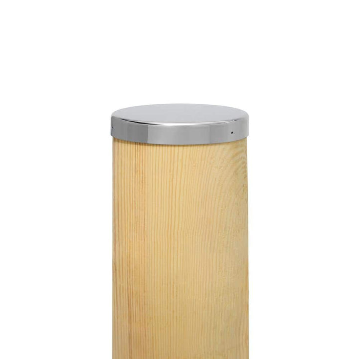 Protectyte 8 1/2 in. Diameter Stainless-Steel Piling Cap Pan Style