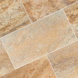 MSI Take Home Tile Sample - Porcini 6 in. x 6 in. Tumbled Travertine Paver Tile (0.25 sq. ft.)