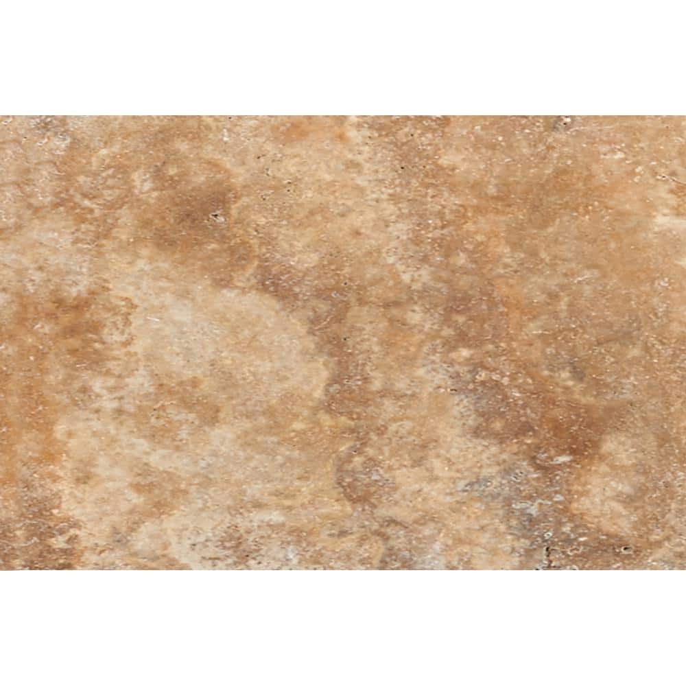 MSI Take Home Tile Sample - Porcini 6 in. x 6 in. Tumbled Travertine Paver Tile (0.25 sq. ft.)
