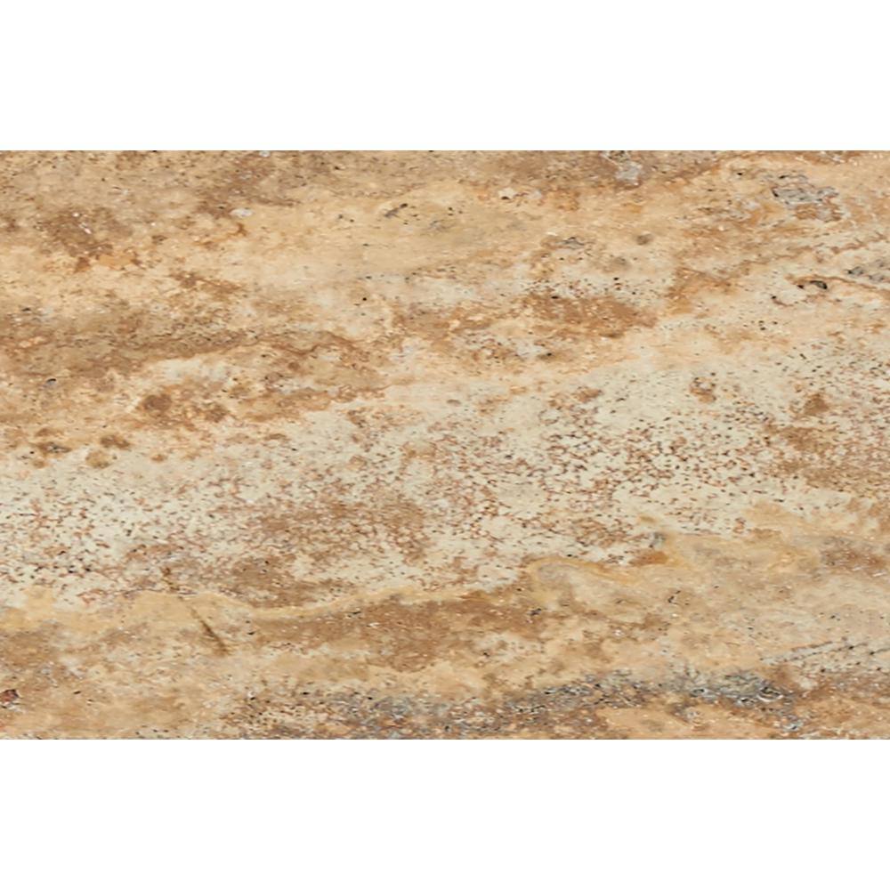 MSI Take Home Tile Sample - Porcini 6 in. x 6 in. Tumbled Travertine Paver Tile (0.25 sq. ft.)