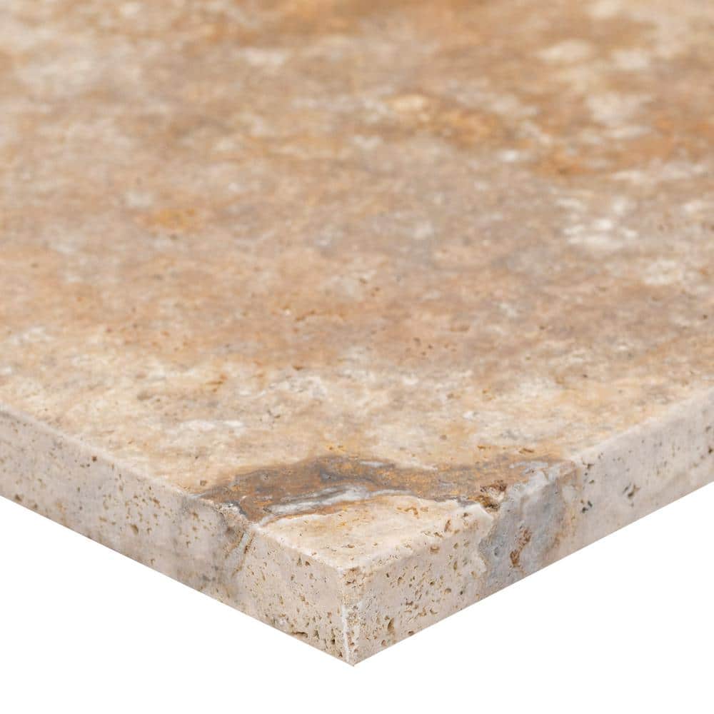 MSI Porcini Gold 10 Piece Tumbled Travertine Paver Tile Kit (10 Kit / 160 Sq. ft. / Pallet)