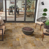 MSI Porcini Gold 10 Piece Tumbled Travertine Paver Tile Kit (10 Kit / 160 Sq. ft. / Pallet)