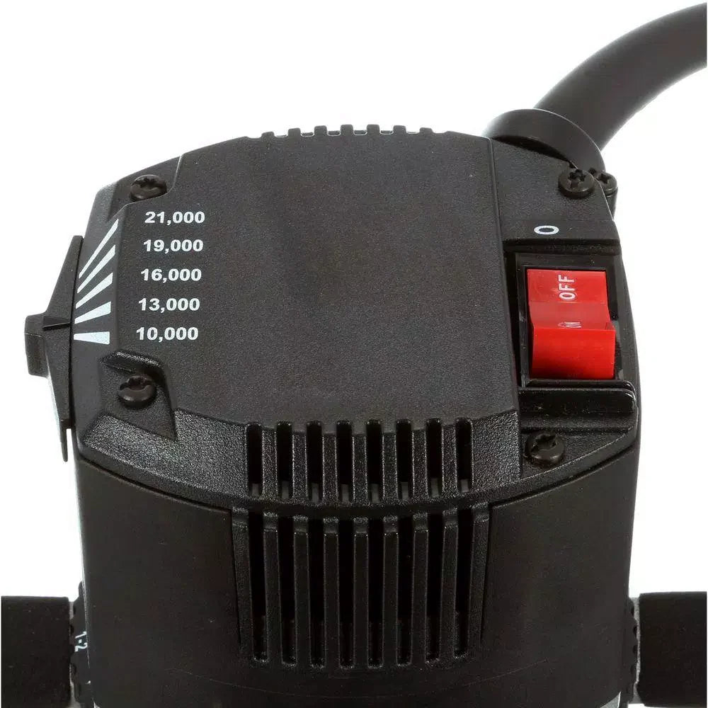 PORTER‑CABLE 7518 15‑Amp Corded 3-1/4 HP 5‑Speed Fixed‑Base Router