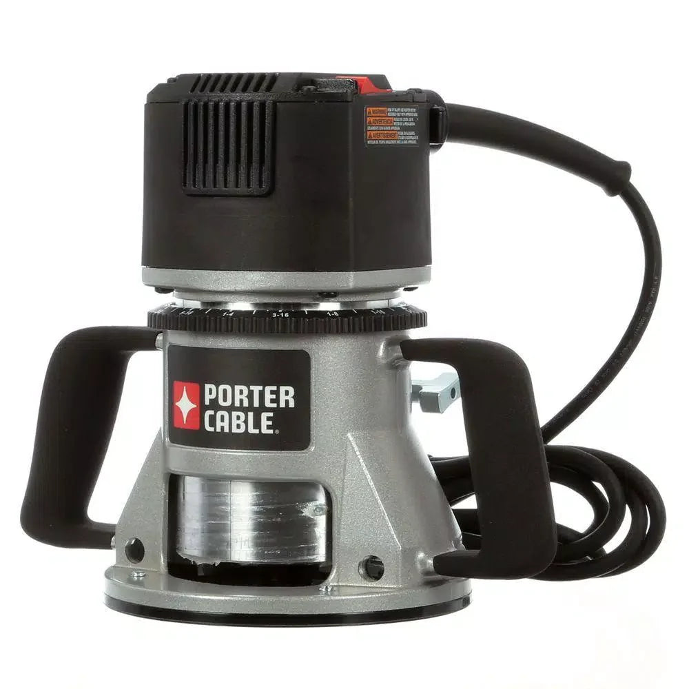 PORTER‑CABLE 7518 15‑Amp Corded 3-1/4 HP 5‑Speed Fixed‑Base Router