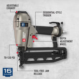 RIDGID 18-Gauge 2-1/8 in. Brad Nailer and 16-Gauge 2-1/2 in. Straight Finish Nailer Kit