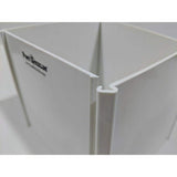 Post Shields 3.5 in. x 3.5 in. x 4 in. H Post Wrap in Black