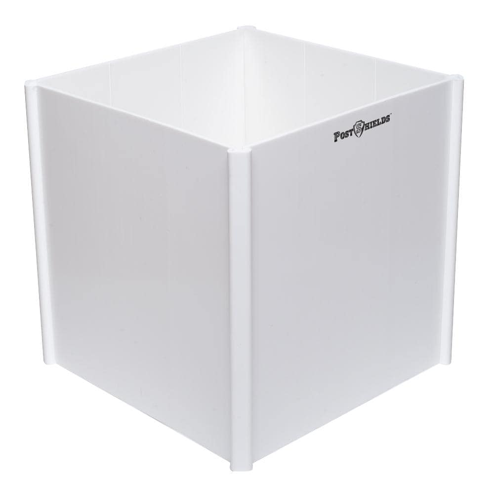 Post Shields 5.5 in. x 5.5 in. x 6 in. H White Post Wrap