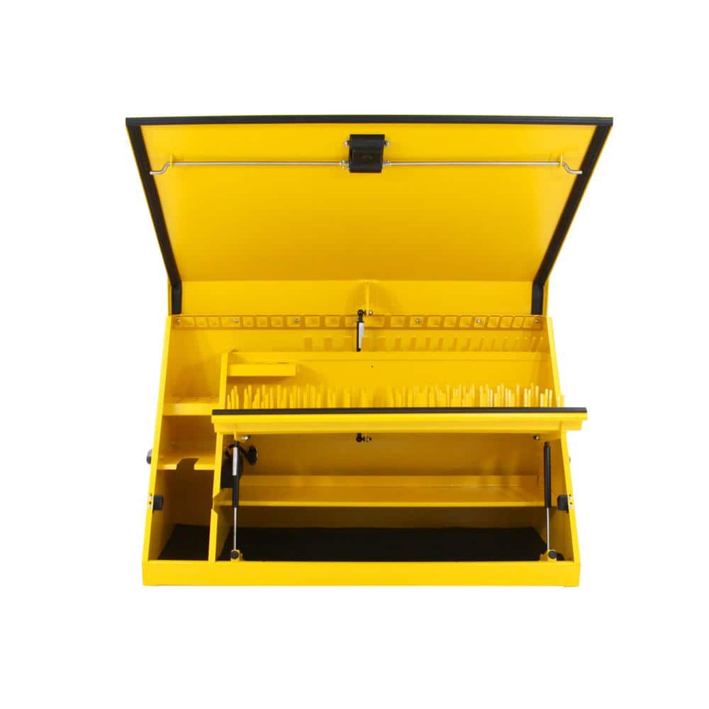 DEWALT 36 in. W x 17 in. D Portable Triangle Top Tool Chest for Sockets, Wrenches and Screwdrivers in Yellow Powder Coat