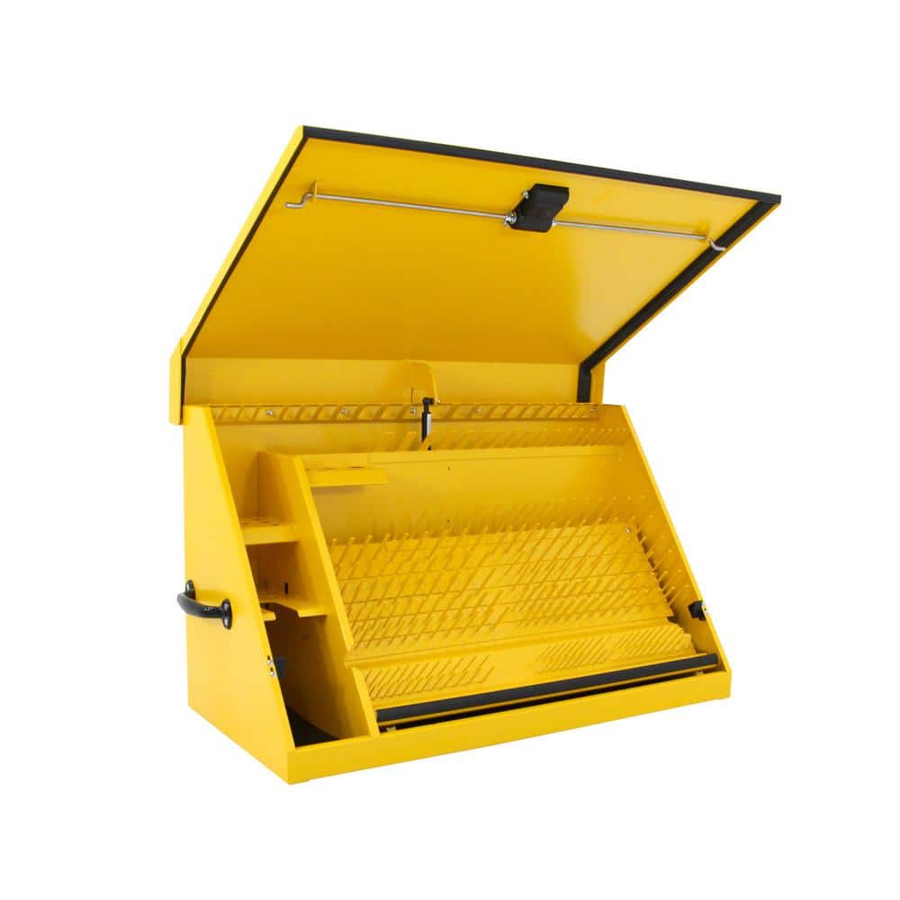 DEWALT 36 in. W x 17 in. D Portable Triangle Top Tool Chest for Sockets, Wrenches and Screwdrivers in Yellow Powder Coat