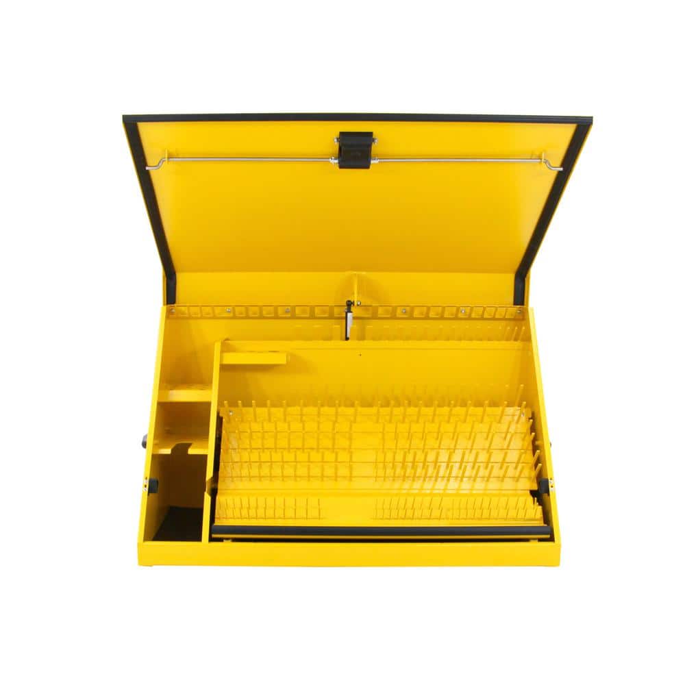 DEWALT 36 in. W x 17 in. D Portable Triangle Top Tool Chest for Sockets, Wrenches and Screwdrivers in Yellow Powder Coat