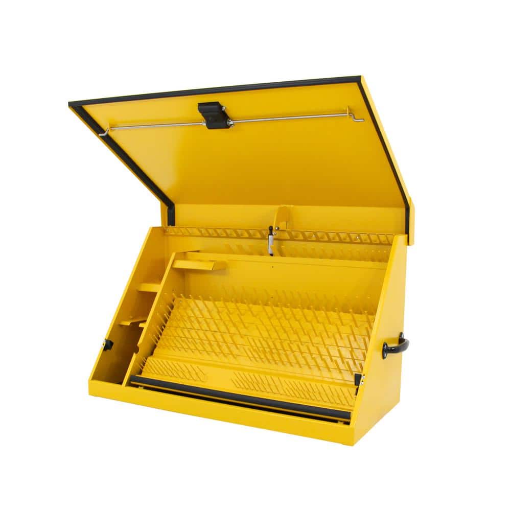 DEWALT 36 in. W x 17 in. D Portable Triangle Top Tool Chest for Sockets, Wrenches and Screwdrivers in Yellow Powder Coat