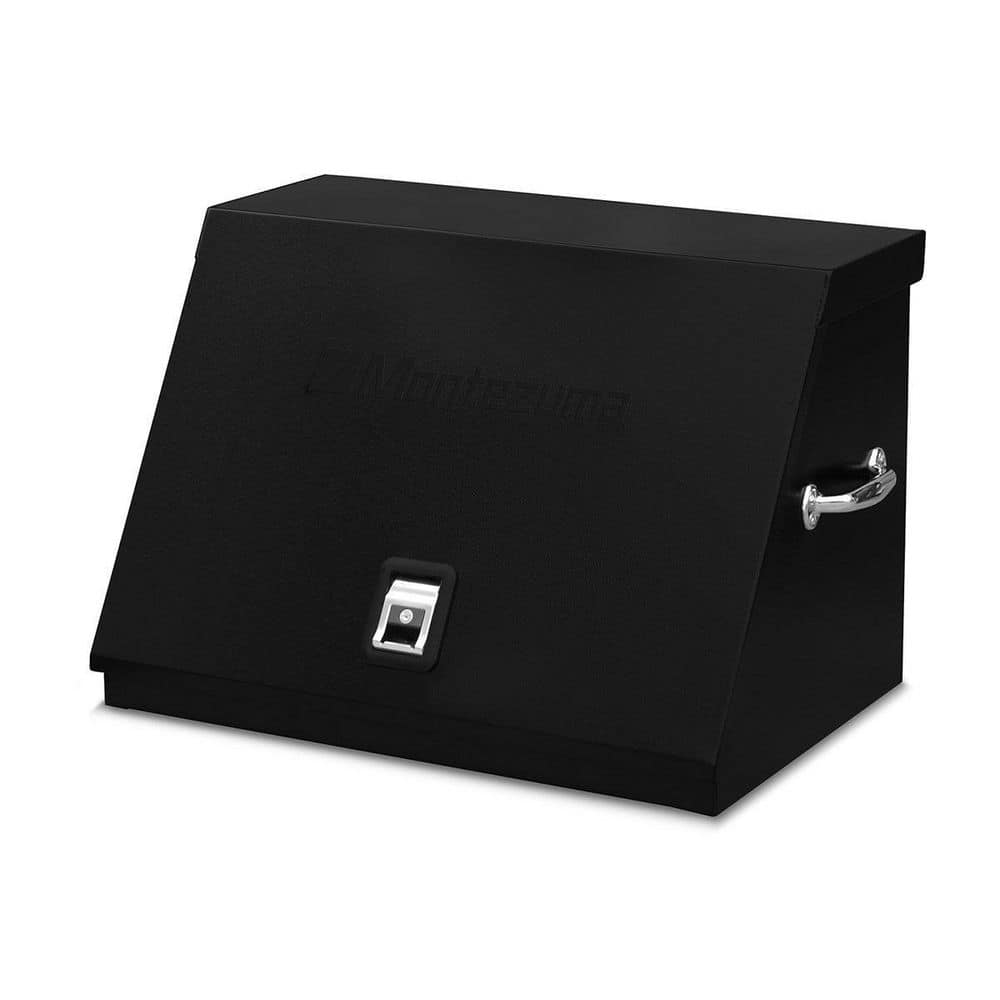 Montezuma 31 in. W x 20 in. D Portable Triangle Top Tool Chest for Sockets, Wrenches and Screwdrivers in Black Powder Coat