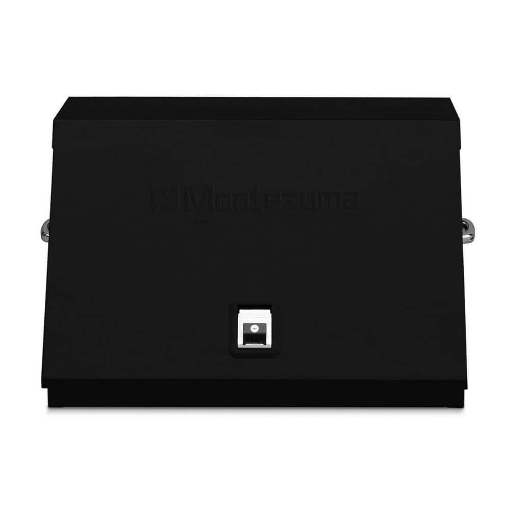 Montezuma 31 in. W x 20 in. D Portable Triangle Top Tool Chest for Sockets, Wrenches and Screwdrivers in Black Powder Coat