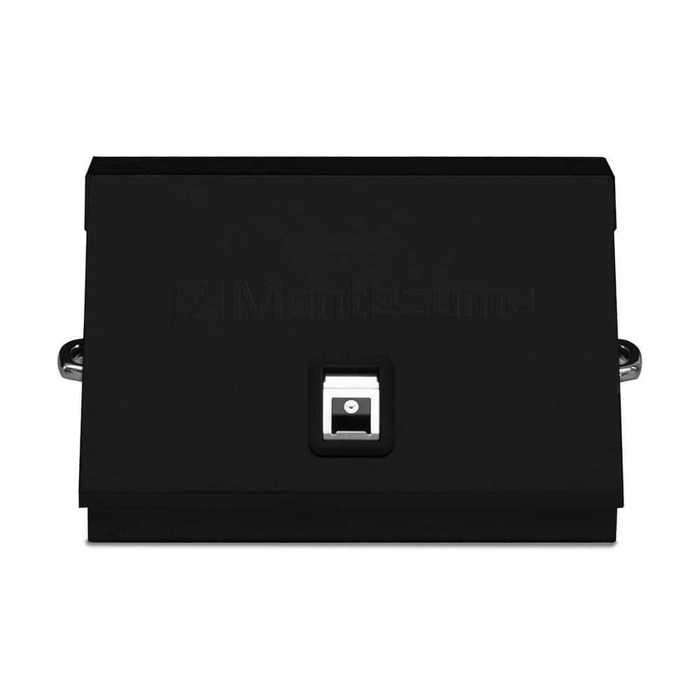 Montezuma 23 in. W x 14 in. D Portable Triangle Top Tool Chest for Sockets, Wrenches and Screwdrivers in Black Powder Coat