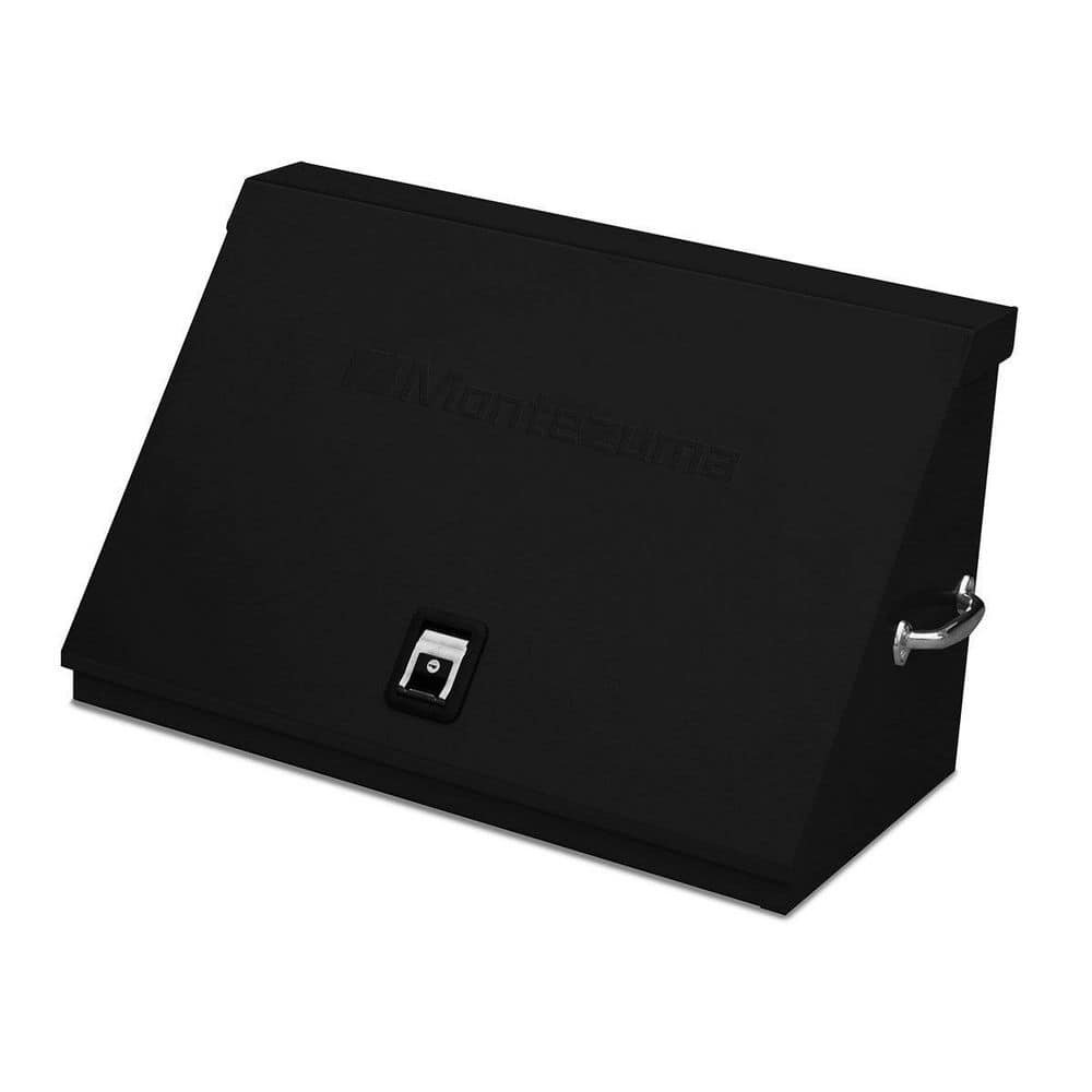 Montezuma 37 in. W x 18 in. D Portable Triangle Top Tool Chest for Sockets, Wrenches and Screwdrivers in Black Powder Coat