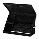 Montezuma 37 in. W x 18 in. D Portable Triangle Top Tool Chest for Sockets, Wrenches and Screwdrivers in Black Powder Coat