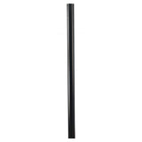 3 in. Steel Outdoor Black Lighting Post