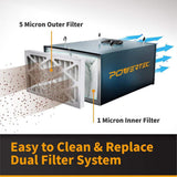 POWERTEC 3-Speed Remote Controlled Air Filtration Systems (300/350/400 CFM)