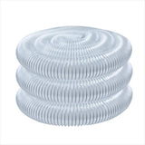 ‎POWERTEC 4 in. x 20 ft. Flexible PVC Dust Collection Hose, Clear Color