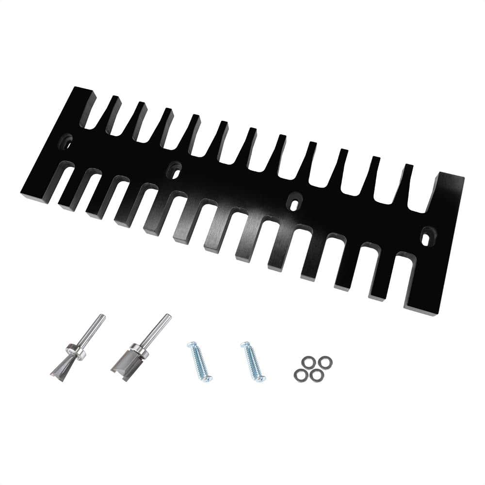 POWERTEC 15 in. Dovetail Jig System with Phenolic Template, Straight Edge Router Bit, Dovetail Bit and Mounting Hardware