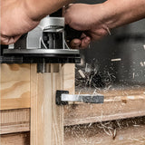 POWERTEC 15 in. Dovetail Jig System with Phenolic Template, Straight Edge Router Bit, Dovetail Bit and Mounting Hardware