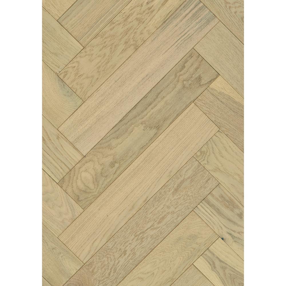 Shaw Rodeo Drive Prada White Oak 1/2 in. T X 5 in. W Tongue and Groove Engineered Hardwood Flooring (27.9 sq.ft./case)