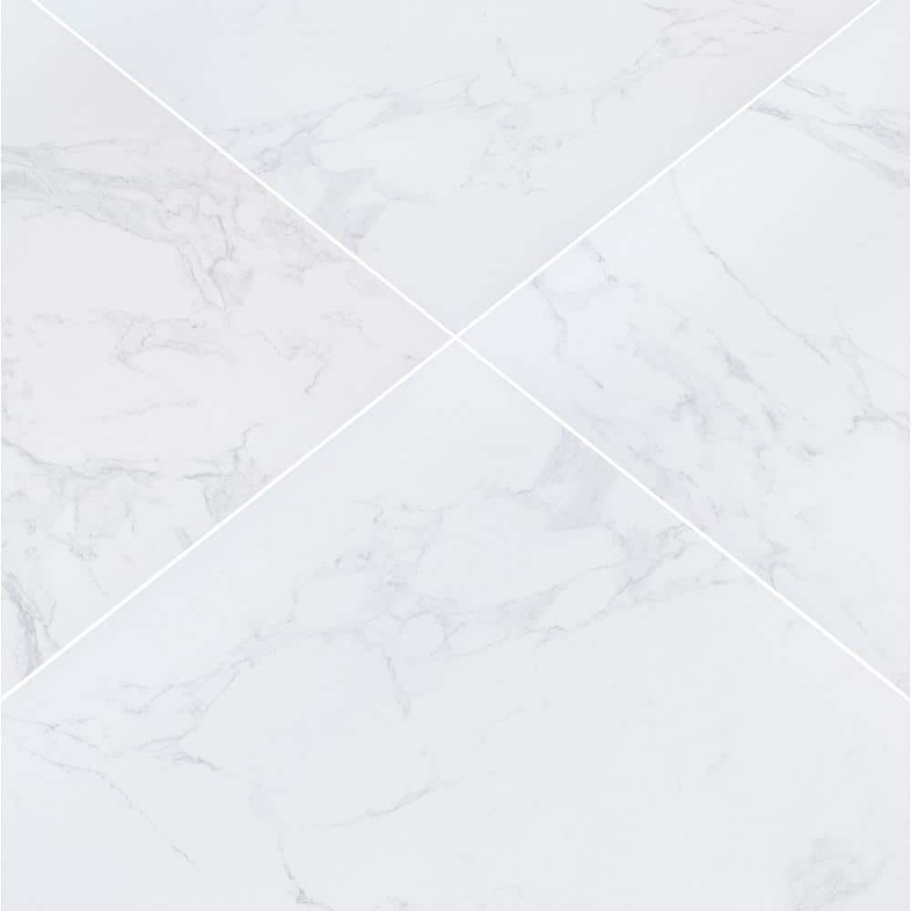 MSI Praia Carrara 2 cm. x 24 in. x 24 in. Matte Porcelain Stone Look Paver Tile (8 sq. ft./Case)