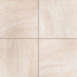 MSI Praia Crema 2 cm. x 24 in x 24 in. Matte Porcelain Stone Look Paver Tile (8 sq. ft. / case)