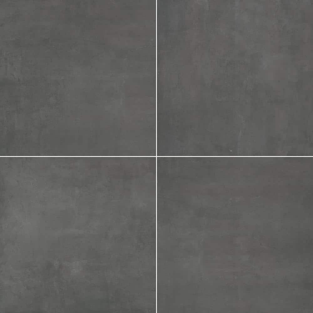 MSI Praia Grey 2 cm. x 24 in. x 24 in. Matte Porcelain Stone Look Paver Tile (8 sq. ft./case)