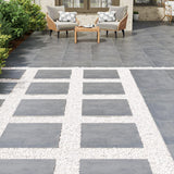 MSI Praia Grey 2 cm. x 24 in. x 24 in. Matte Porcelain Stone Look Paver Tile (8 sq. ft./case)