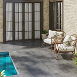MSI Praia Grey 2 cm. x 24 in. x 24 in. Matte Porcelain Stone Look Paver Tile (8 sq. ft./case)