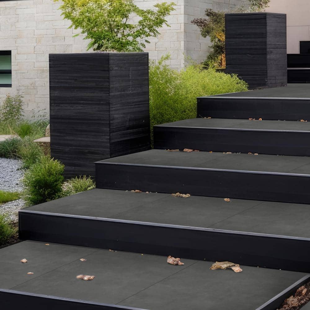 MSI Praia Grey 2 cm. x 24 in. x 24 in. Matte Porcelain Stone Look Paver Tile (8 sq. ft./case)