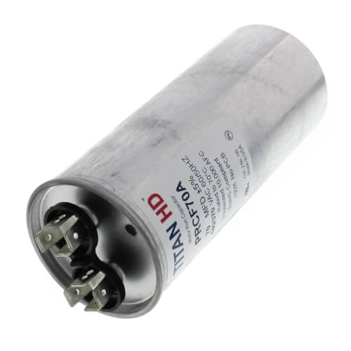 Titan HD PRCF70A capacitor - detail view (Product Type: Capacitor; Voltage: 440/370V)