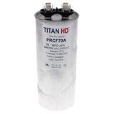 Titan HD PRCF70A capacitor - front view (Product Type: Capacitor; Voltage: 440/370V)