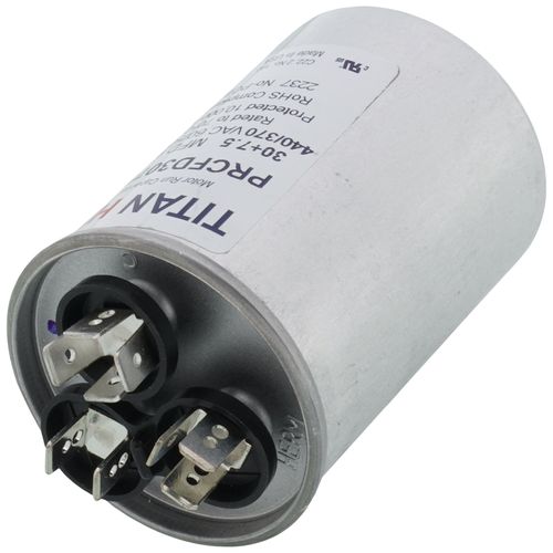 Titan HD PRCFD3075A capacitor - detail view (Product Type: Capacitor; Voltage: 440/370V)
