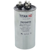 Titan HD PRCFD4075A capacitor - front view (Product Type: Capacitor; Voltage: 440/370V)