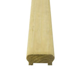 2 in. x 4 in. x 6 ft. Pressure-Treated Wood Moulded Hand Rail