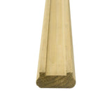 2 in. x 4 in. x 6 ft. Pressure-Treated Wood Moulded Hand Rail
