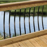 2 in. x 4 in. x 6 ft. Pressure-Treated Wood Moulded Hand Rail