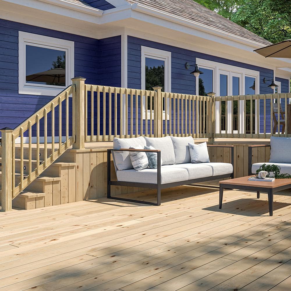 ProWood 3-Step Ground Contact Pressure Treated Pine Stair Stringer