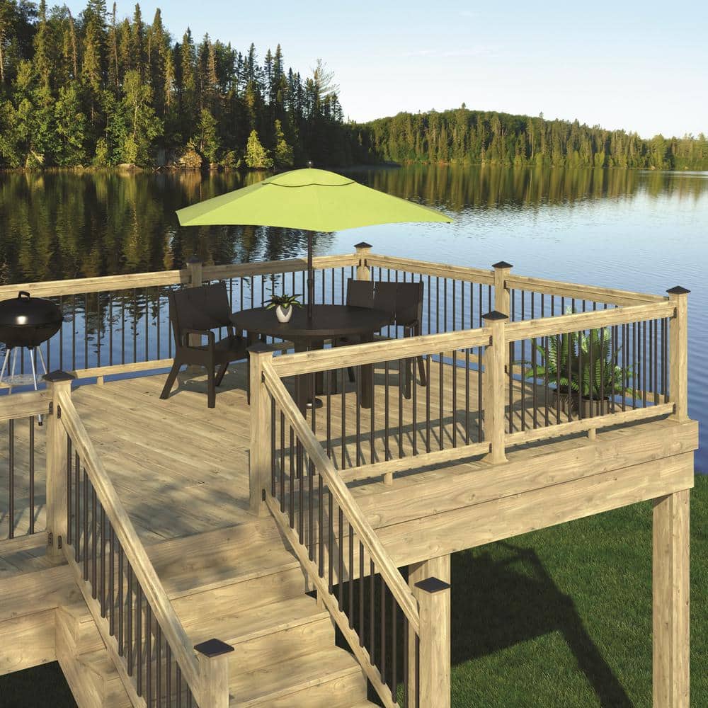 ProWood 4-Step Ground Contact Pressure Treated Pine Stair Stringer