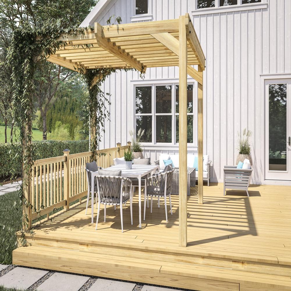 ProWood 6-Step Ground Contact Pressure Treated Pine Stair Stringer