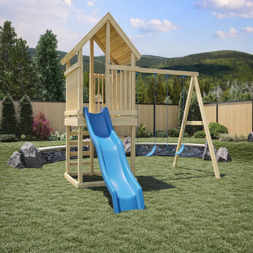 ProWood 8-Step Ground Contact Pressure Treated Pine Stair Stringer
