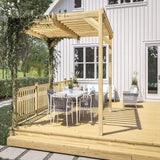 ProWood 8-Step Ground Contact Pressure Treated Pine Stair Stringer