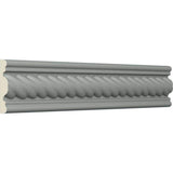 Ekena Millwork 1/2 in. x 2 in. x 94-1/2 in. Polyurethane Alexandria Rope Casing