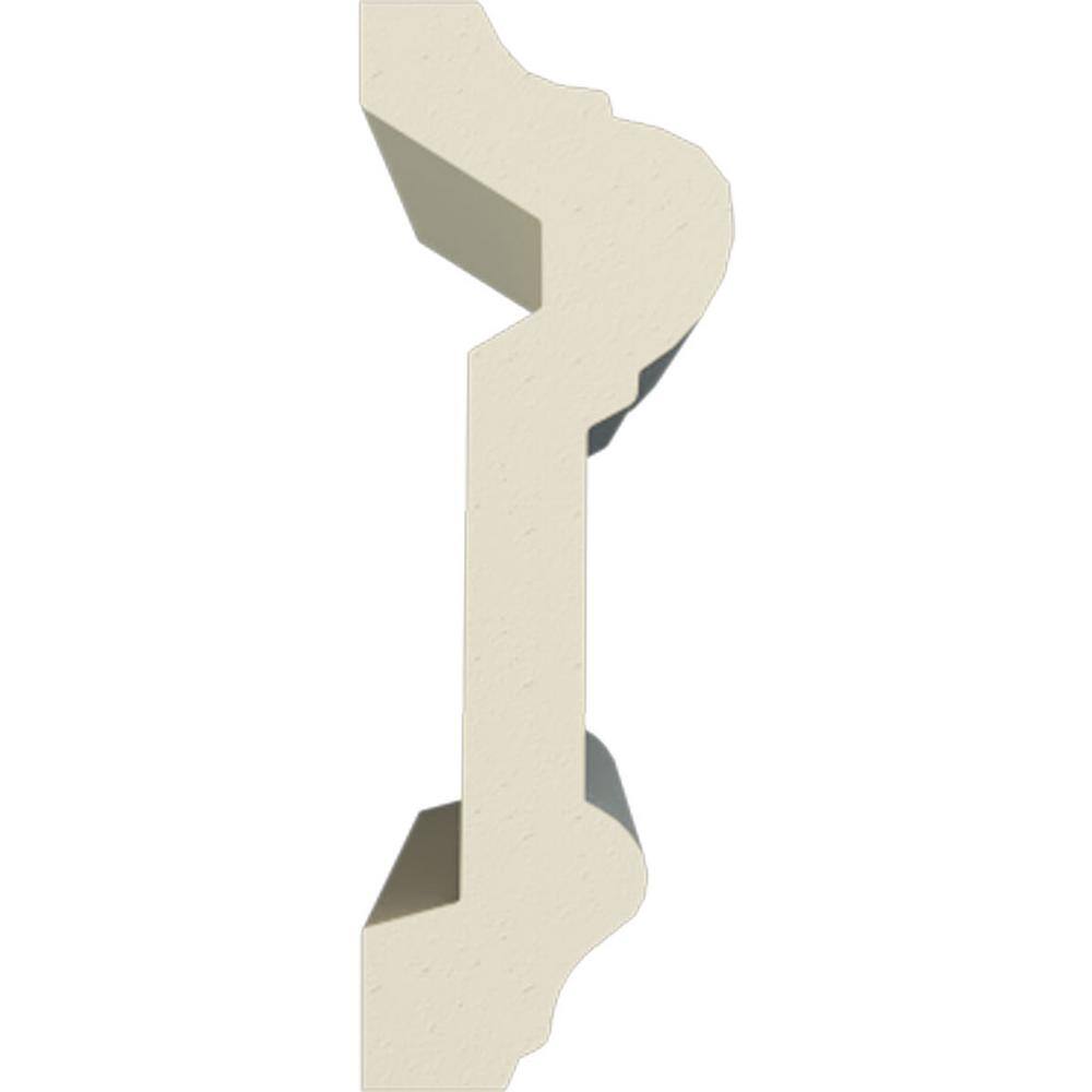 Ekena Millwork 1-1/4 in. x 3-5/8 in. x 94-1/2 in. Polyurethane Dublin Casing